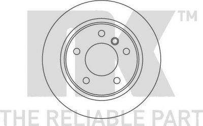 NK 201546 тормозной диск на Z3 (E36)