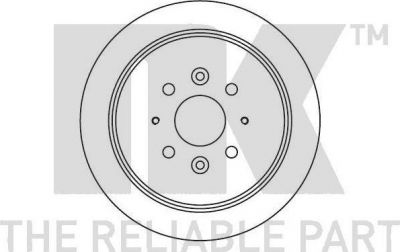 NK 203521 Диск тормозной KIA SEPHIA 95- зад.