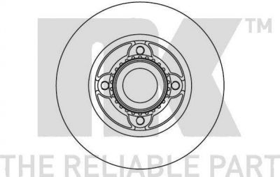 NK 203944 тормозной диск на RENAULT CLIO I (B/C57_, 5/357_)
