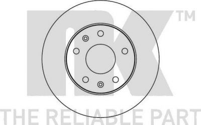NK 204014 тормозной диск на LAND ROVER FREELANDER Soft Top (LN_)
