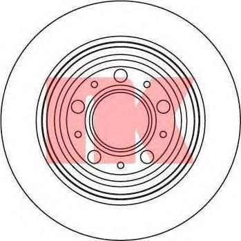 NK 204854 тормозной диск на VOLVO XC70 CROSS COUNTRY