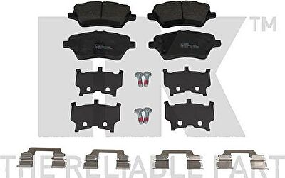 NK 222579 комплект тормозных колодок, дисковый тормоз на FORD B-MAX (JK)