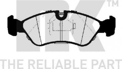 NK 223607 Комплект дисковых тормозных колодок 223607