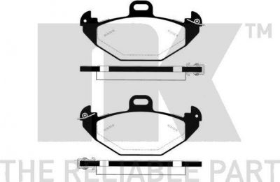 NK 223942 комплект тормозных колодок, дисковый тормоз на RENAULT ESPACE III (JE0_)