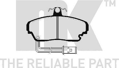 NK 224002 комплект тормозных колодок, дисковый тормоз на ROVER 800 (XS)