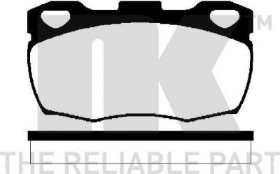 NK 224018 комплект тормозных колодок, дисковый тормоз на LAND ROVER DEFENDER Station Wagon (LD)