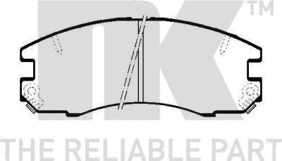 NK 224527 комплект тормозных колодок, дисковый тормоз на TOYOTA CAMRY (_V2_)