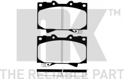 NK 224548 Комплект дисковых тормозных колодок 224548