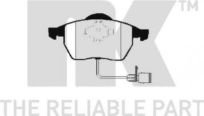 NK 224729 Комплект тормозных колодок, диско