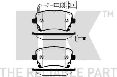 NK 224764 Комплект дисковых тормозных колодок 224764