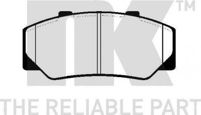 NK 224805 комплект тормозных колодок, дисковый тормоз на VOLVO 740 Kombi (745)