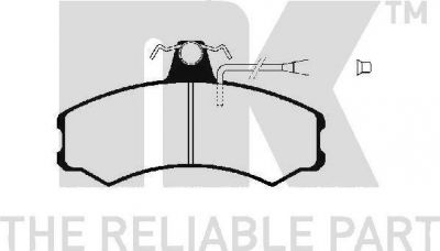NK 229940 комплект тормозных колодок, дисковый тормоз на FIAT DUCATO Panorama (280)