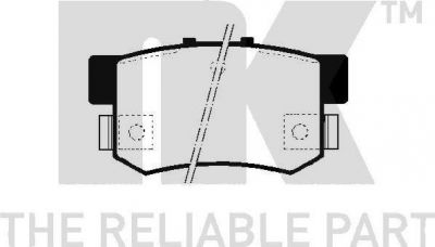 NK 229980 Комплект тормозных колодок, диско