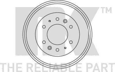 NK 253217 тормозной барабан на MAZDA E-SERIE фургон (SR2)