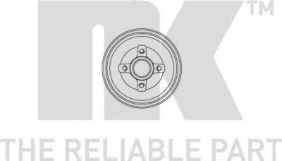 NK 253624 тормозной барабан на OPEL CORSA C (F08, F68)
