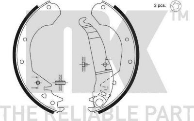 NK 2736410 комплект тормозных колодок на OPEL KADETT E Combo (38_, 48_)