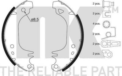 NK 2799372 комплект тормозных колодок на RENAULT SUPER 5 (B/C40_)