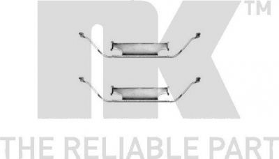 NK 7915096 комплектующие, колодки дискового тормоза на X3 (E83)