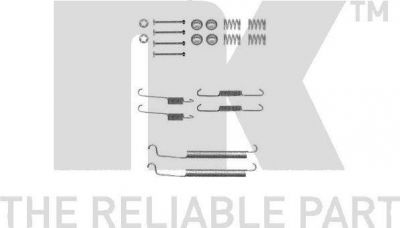 NK 7919756 Комплектующие, тормозная колодка
