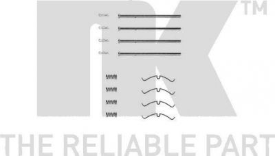NK 7923920 комплектующие, колодки дискового тормоза на LADA ZHIGULI универсал