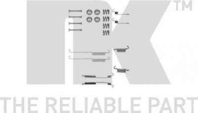 NK 7925600 комплектующие, тормозная колодка на FORD ESCORT IV кабрио (ALF)