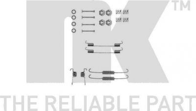 NK 7925674 комплектующие, тормозная колодка на FORD FIESTA фургон (FVD)