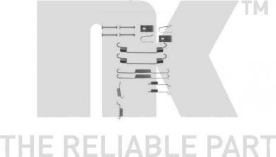 NK 7932767 комплектующие, тормозная колодка на MAZDA 323 C IV (BG)
