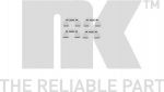 NK 7939698 комплектующие, колодки дискового тормоза на RENAULT LOGAN I универсал (KS_)