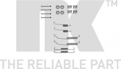 NK 7999618 комплектующие, тормозная колодка на RENAULT CLIO I (B/C57_, 5/357_)