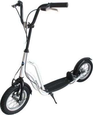 Novatrack 12STAMPN1.WT8 Самокат внедорожный, крылья, дропаут, max 100кг, белый STAMP N1,