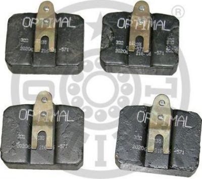 Optimal 12035 комплект тормозных колодок, дисковый тормоз на SKODA 110