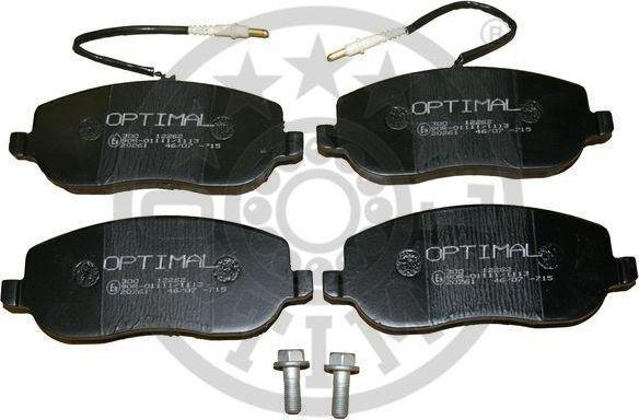 Optimal 12262 комплект тормозных колодок, дисковый тормоз на PEUGEOT EXPERT фургон (222)