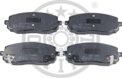 Optimal 12283 комплект тормозных колодок, дисковый тормоз на HYUNDAI i20 (PB, PBT)