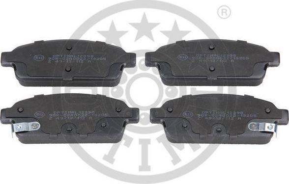 Optimal 12398 комплект тормозных колодок, дисковый тормоз на OPEL ASTRA J Sports Tourer