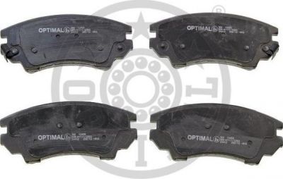 Optimal 12455 Колодки тормозные OPEL INSIGNIA 08-/ZAFIRA 11-/SAAB 9-5 10- R17 передние