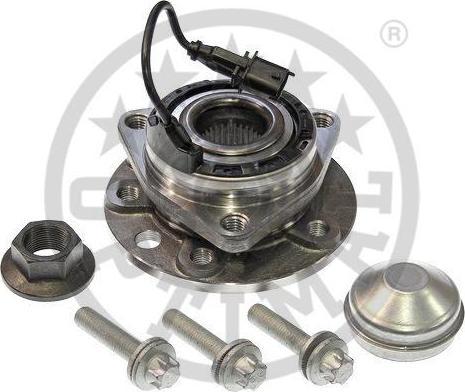 OPTIMAL Подшипник ступицы перед. колеса со ступицей OPEL Vectra С 02-09/SAAB 9-3 1,6-3,2L 02-> (1603143, 201517)