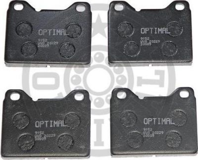 Optimal 9152 комплект тормозных колодок, дисковый тормоз на VOLVO 240 Kombi (P245)