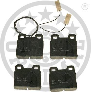 Optimal 9432 комплект тормозных колодок, дисковый тормоз на ALFA ROMEO 75 (162B)