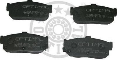 Optimal 9728 комплект тормозных колодок, дисковый тормоз на NISSAN ALMERA I (N15)
