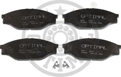 Optimal 9874 комплект тормозных колодок, дисковый тормоз на TOYOTA HILUX II пикап (LN8_, RN5_, LN6_, YN6_, YN5_, LN5_, RN6_)