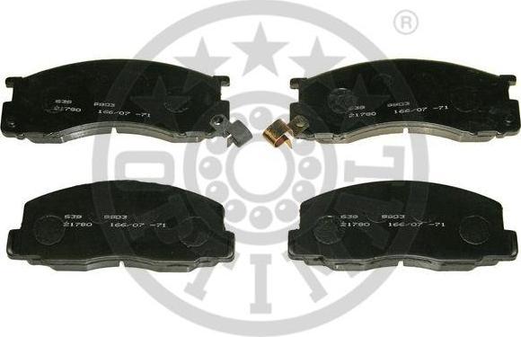 Optimal 9903 комплект тормозных колодок, дисковый тормоз на TOYOTA PREVIA (TCR2_, TCR1_)
