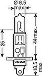 OSRAM Лампа OSRAM H1 12V 55W 1шт 64150SV2-01B H1 55W +50% (N000000000268, 64150SV2-01B)