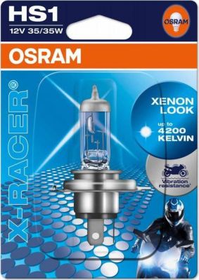 OSRAM Лампа OSRAM HS1 12V 35/35W 1шт 64185XR-01B MOTO (64185XR-01B)