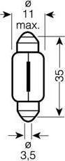 OSRAM Лампа OSRAM C5W 12V 5W6418ULT-02B (6418ULT-02B)