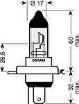OSRAM Лампа H4 (к-т 2шт.) COOL BLUE INTENSE 60/55W 12V P43T BLI2DK (блистер) (H4, 64193CBI-02B)