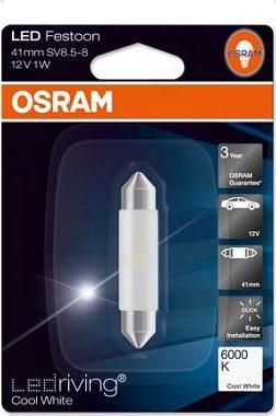 Osram 6441CW лампа накаливания, oсвещение салона на OPEL FRONTERA B (6B_)