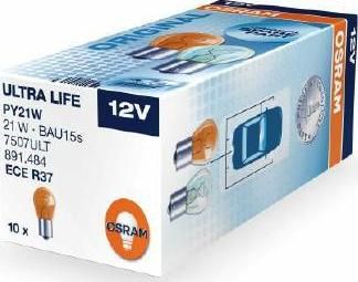 Osram 7507ULTNA лампа накаливания, фонарь указателя поворота на VW GOLF IV (1J1)