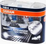 OSRAM Лампа OSRAM HB4 12V 51W9006NBU-DUOBOX HB4 51W +110% (63216926916, 9006NBU-DUOBOX)