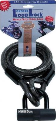 OXFORD Противоугонный трос LOOPLOCK, 1,8 m*15 mm (OF221)