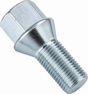 Колесный болт OZ Racing C17F27: M14x1,25, длина резьбы 28 мм, конус 60°, SW17, класс прочности 10.9